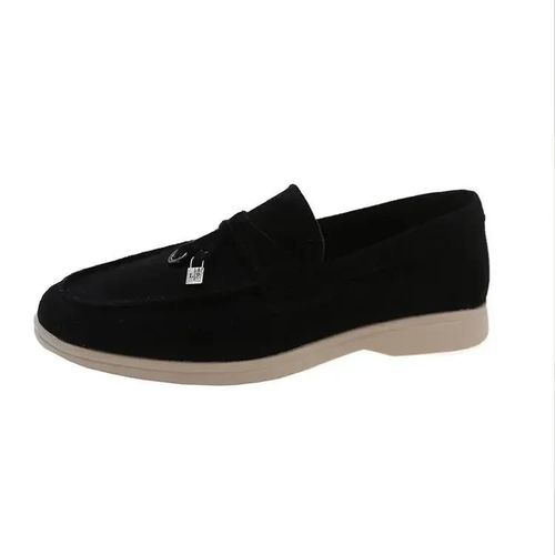 Mocassins En Daim Pour Femmes,Chaussures Plates  Enfiler,Dcor  Franges En Cuir,Chaussures Dcontractes,Mules De Marche D't Populaires,Chaussures De Printemps,2023 - 41