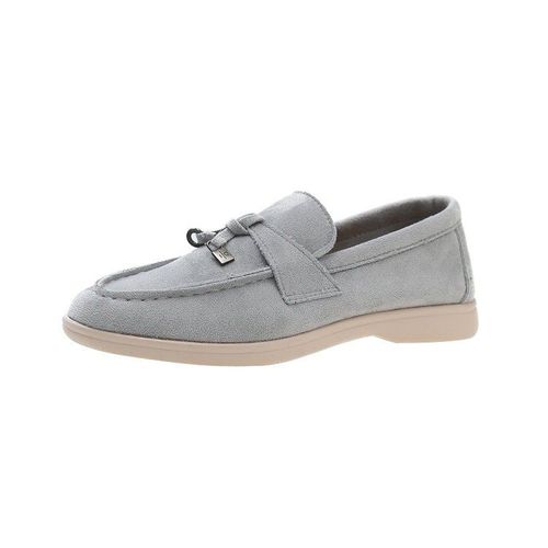 Mocassins En Daim Pour Femmes,Chaussures Plates  Enfiler,Dcor  Franges En Cuir,Chaussures Dcontractes,Mules De Marche D't Populaires,Chaussures De Printemps,2023 - 39