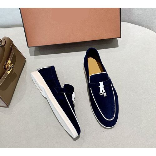 Mocassins En Daim Vritable Pour Femmes,Bord Incrust,Pendentif Pompon,Conception Dcontracte,Chaussures Plates,Slim, Enfiler,Amoureux,Chaussures De Marche - 43