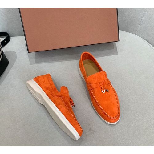 Mocassins En Daim Vritable Pour Femmes,Bord Incrust,Pendentif Pompon,Conception Dcontracte,Chaussures Plates,Slim, Enfiler,Amoureux,Chaussures De Marche - 43