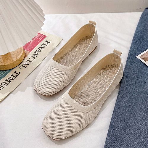 Mocassins En Maille  Enfiler Pour Femme,Ballerines Dcontractes,Souples,Astronomiques,Bateau Peu Profond,Classiques,2023 - 39