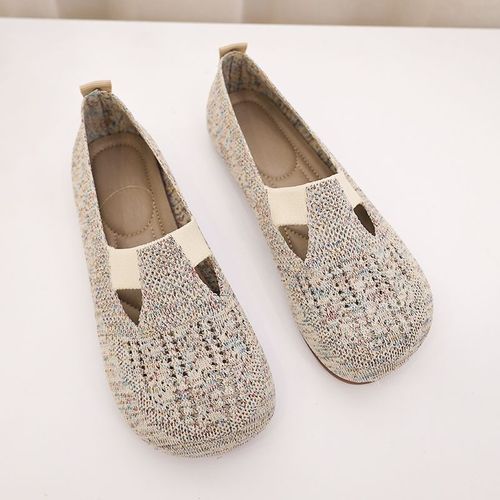 Mocassins vids Pour Femmes,Chaussures Dcontractes,Baskets Parker Carres  Talon Plat,Chaussures Pieds Nus D't,Chaussures Plates Pour Femmes,Automne - 36