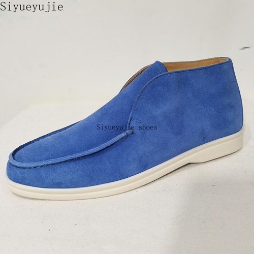 Mocassins Formels En Daim Vritable Pour Femmes,Chaussures  Enfiler,Baskets  Semelle En Caoutchouc,Parker Rond,Ouvert,Dcontract,Marque,Chaussures De Marche,Haute Qualit - 42
