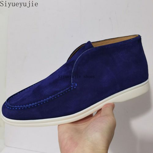 Mocassins Formels En Daim Vritable Pour Femmes,Chaussures  Enfiler,Baskets  Semelle En Caoutchouc,Parker Rond,Ouvert,Dcontract,Marque,Chaussures De Marche,Haute Qualit - 42