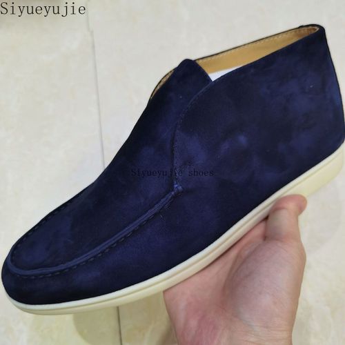 Mocassins Formels En Daim Vritable Pour Femmes,Chaussures  Enfiler,Baskets  Semelle En Caoutchouc,Parker Rond,Ouvert,Dcontract,Marque,Chaussures De Marche,Haute Qualit - 39
