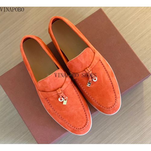 Mocassins Paresseux En Daim Nude Pour Femmes,Chaussures Plates,Dcor En Mtal,Confortables,Conduite,Britannique,Dcontract,Formel,Chaud,Printemps, - 41