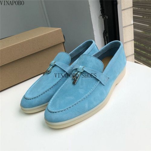 Mocassins Plats  Pampilles Multicolores Pour Femmes,Chaussures  Enfiler,Chaussures Dcontractes,Chaussures De Marche Formelles,Daim De Qualit,Pendentif En Mtal,Confort - 38
