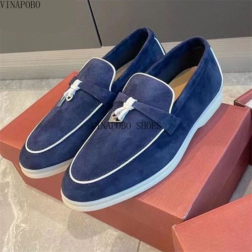 Mocassins Plats En Cuir Sud Pour Femmes,Chaussures De Marque Dcontractes  Enfiler,Chaussures De Marche Confortables,Parker Rond,Pendentif Pompon - 40