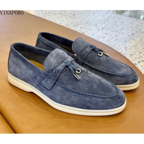 Mocassins Plats Multicolores En Daim Pour Enfants,Chaussures  Enfiler Pour Femmes,Chaussures De Marche D'affaires Formelles,Piste D't,Haute Qualit - 35