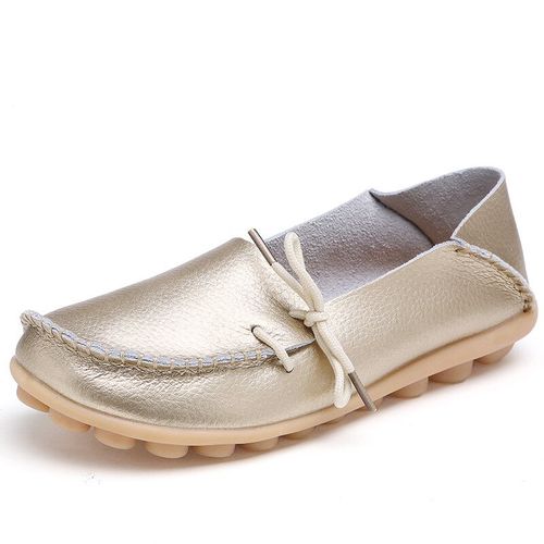 Mocassins Plats Multicolores Pour Femmes,Mocassins En Cuir Creux,Chaussures Bateau,Ballerines Dcontractes,Nouvelle Mode 2023 - 37