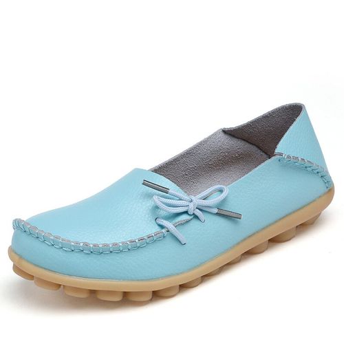 Mocassins Plats Multicolores Pour Femmes,Mocassins En Cuir Creux,Chaussures Bateau,Ballerines Dcontractes,Nouvelle Mode 2023 - 34