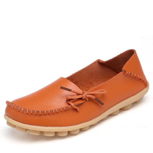 Mocassins Plats Multicolores Pour Femmes,Mocassins En Cuir Creux,Chaussures Bateau,Ballerines Dcontractes,Nouvelle Mode 2023 - 36