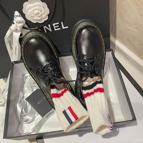 Mocassins Ronds Noirs Avec Fourrure Pour Femme,Baskets Dcontractes,Oxfords,Sabots,Plateforme,Automne - 40