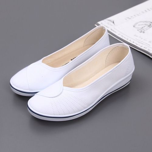 Mocassins Souples En Toile Pour Femme,Chaussures Plates,Solides,Dcontractes,Respirantes,Pour Mre - 39