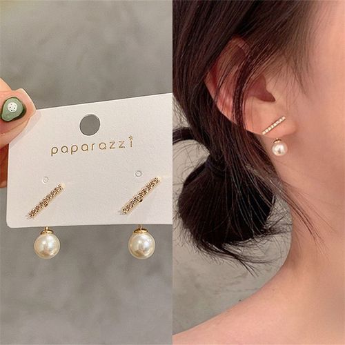 Mode Rose Tulipe Perle Boucles D'oreilles lgance Simple Queue De Poisson Fleur Coeur Boucles D'oreilles Pour Les Femmes Filles Fte D't Bijoux Cadeaux