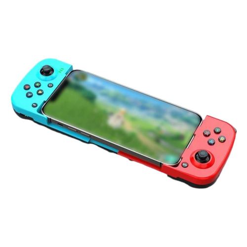 Mode Sans Fil Contrleur De Jeu Mobile Support tui Tlphone Outil De Contrle De Jeu Pour Systme Android / Ios Rouge Et Bleu