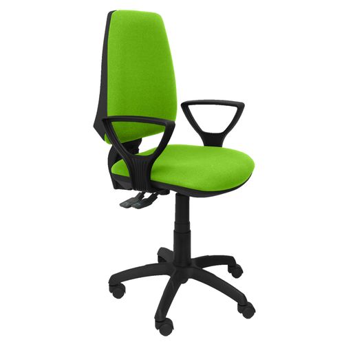 Modle 14sbali22bgolf Cp Chaise De Bureau Ergonomique Avec Mcanisme Synchrone Et Rglable En Hauteur Assise Et Dossier Rembourrs En Tissu Bali De Couleur Pistache (Bras Fixes Inclus)