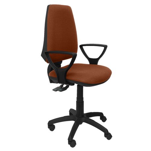 Modle 14sbali363bgolf Cp Chaise De Bureau Ergonomique Avec Mcanisme Synchrone Et Rglable En Hauteur Assise Et Dossier Rembourrs En Tissu Bali De Couleur Brun (Bras Fixes Inclus)