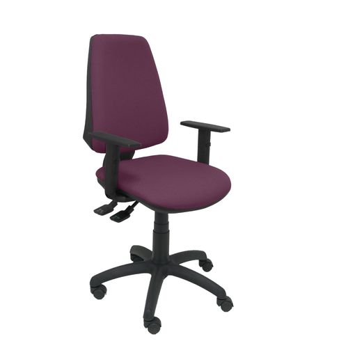Modle 14sbali760b10 Cp Chaise De Bureau Ergonomique Avec Mcanisme Synchrone Et Rglable En Hauteur Assise Et Dossier Rembourrs En Tissu Bali De Couleur Violet (Bras Rglable Inclus)