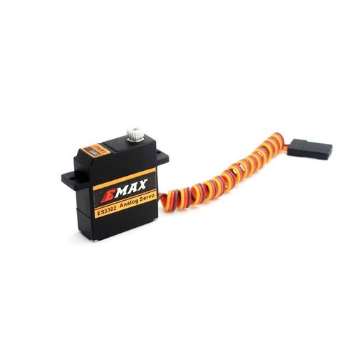 Modle Avion Planeur  Voilure Fixe Es3302 Miniature Ultra-Mince Mtal Tooth Analogique Servo Multifunctio