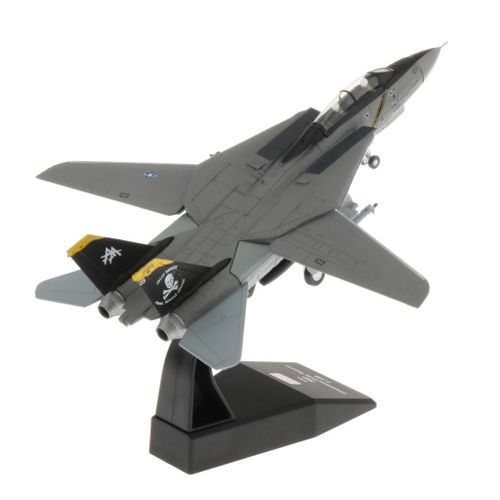 Modle D'Avion De Chasse Moul Sous Pression, chelle 100, chelle 1: F-14, Modle Militaire Avec Support, Kit D'Hlicoptre De Chasse, Jouet  Jet, Modles Mouls Sous Pression