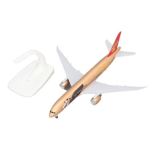 Modle davion en alliage 787 avec train datterrissage Base stable Modle davion moul sous pression en mtal  collectionner raliste et hautement collectable Or