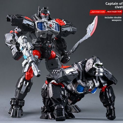 Modle De Robot Transformateur King Kong Pour Enfants Jouet ducatif Pour Garons 5-12 Ans Version Alliage Couleur Chef D'?uvre