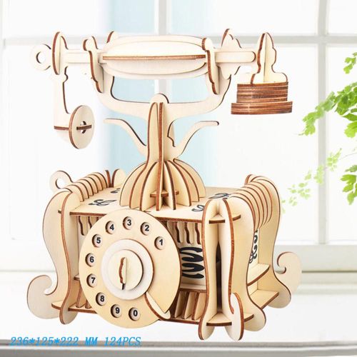 Modle De Tlphone  L'ancienne, Puzzle  Assembler Soi-Mme, Jouets ducatifs Pour Enfants, Cadeaux