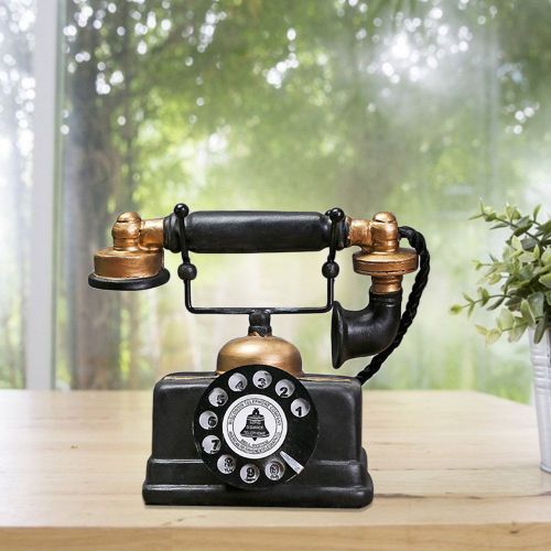 Modle De Tlphone Artificiel Rtro En Rsine, Artisanat Dcoratif De Style Vintage Pour La Maison Avec Une Durabilit Et Une Robustesse Suffisantes