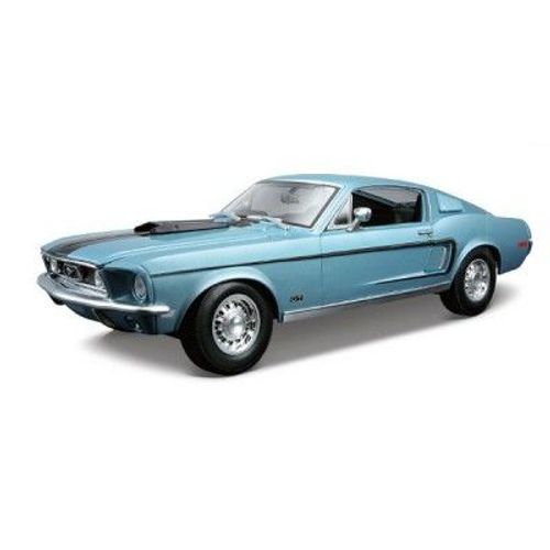 Vhicules Miniatures Die Cast 1/18 Ford Mustang Gt Cobra Jet Fb 1968 - Bleue