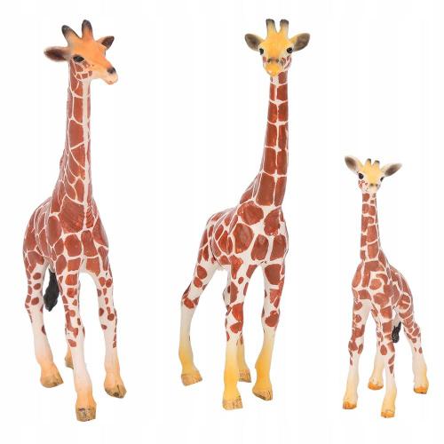 Modeles De Figurines D'animaux De La Famille Girafe De La Nature