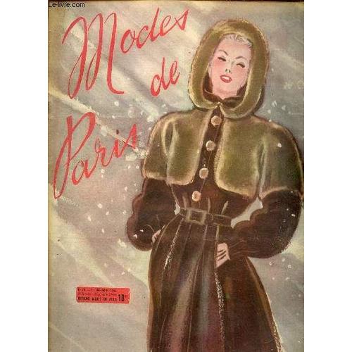 Modes De Paris N20 / 1 Decembre 1946 - Marions Le Sous-Prfet De Demais / Matinales / Lingerie Des Petits / L'ondine De Capdeuilles De Delly / Courrier De Marianne / Jeu De Nattes / Un Peu ...   de COLLECTIF