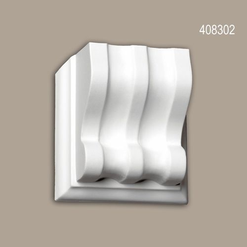 Modillon Profhome 408302 Moulure De Faade lement Dcorative lment De Faade Design Intemporel Classique Blanc