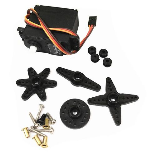 ModLe D'avion TLCommand S3003, Quipement De Direction Marin/Robot/VHicule/Bras Oscillant MCanique, Engrenage En Plastique