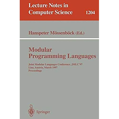 Modular Programming Languages    Format Broch 