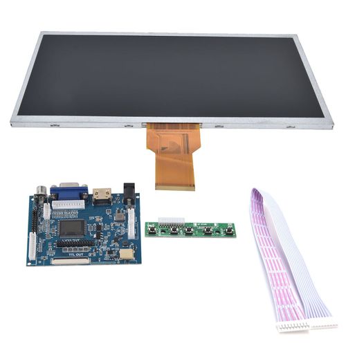 Module d'écran d'affichage LCD 10 pouces TFT, interface multimédia haute définition pour Raspberry Pi (panneau de commande d'écran)