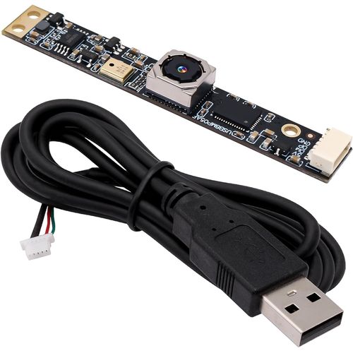 Module de camra USB 8 MP avec microphone, mise au point automatique, camra PC pour ordinateur, camra lightburn 4K pour gravure laser, mini carte webcam autofocus, camra de surveillance USB CCTV