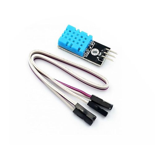 Module de capteur de temprature et d'humidit numrique DHT11, carte avec cble pour Arduino, Kit de dmarrage de bricolage de trs faible puissance et de haute prcision
