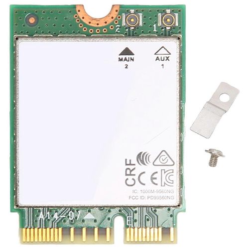 Module de carte rseau 1550i 9560NGW Double bande 1.73Gbps Sans fil BT5.0 M.2 NGFF Wifi Carte pour ordinateur portable Windows10