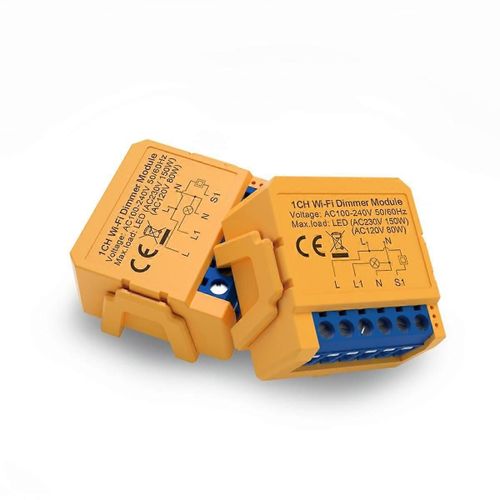 Module De Gradateur Intelligent Wifi Tuya Module D'interrupteur De Gradateur 1 Gang Module D'interrupteur D'clairage App La Tlcommande Fonctionne Avec Alexa Home