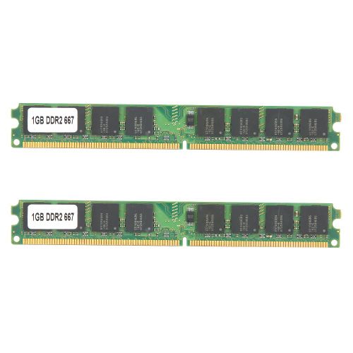 Module de mémoire DDR2, 1 go, 667Mhz, PC25300, pour ordinateur de bureau, double face, 16 particules, pour AMD, 2 pièces