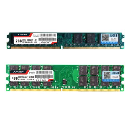 Module de mmoire DDR2 de remplacement pour PC de bureau, 2/4 go, 240 MHZ, 800 broches, compatible AMD, accessoires pour serveur