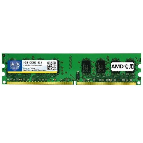 Module de RAM DDR2 533MHz 1GB-Mmoire de bureau XIEDE pour AMD