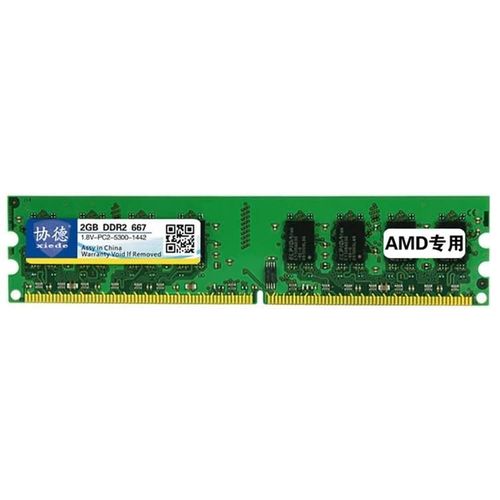 Module de RAM DDR2 667 MHz 2 Go-Mmoire de bureau XIEDE pour AMD