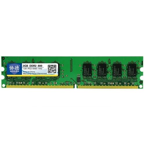 Module de RAM DDR2 800 MHz 2 Go-Mmoire compatible XIEDE pour PC de bureau
