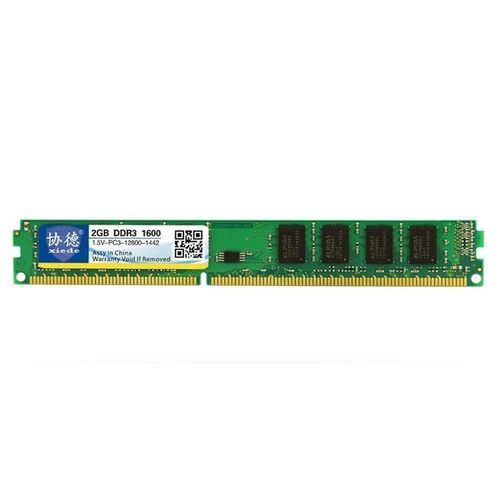 Module de RAM DDR3 1600MHz 2GB-Mmoire compatible XIEDE pour ordinateur de bureau