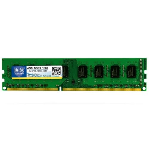 Module de RAM DDR3 1600MHz 4GB-Mmoire XIEDE pour PC de bureau