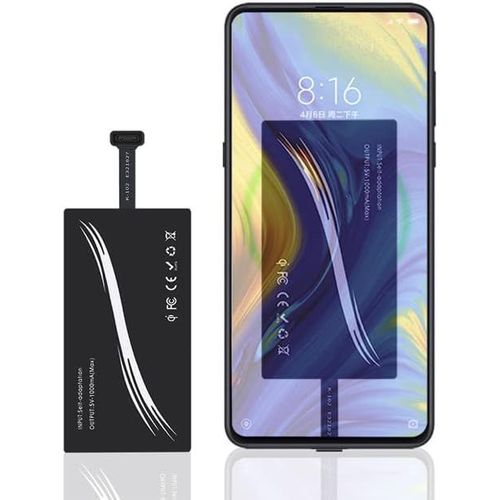 Module De Rcepteur De Sans Fil Usb-C Qi De Type C Pour Smartphone Avec Interface De Type C, Compatible Avec Tous Les Chargeurs Sans Fil Compatibles Qi[Ind6171325]