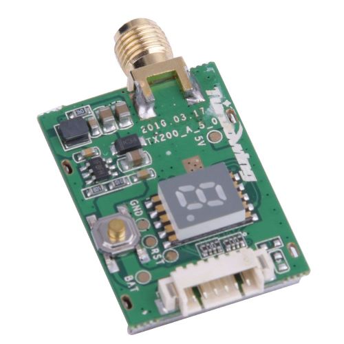 Module de transmission de donnees radio commutable 5,8 GHz 40 canaux 20 mW/200 mW pour drone FPV