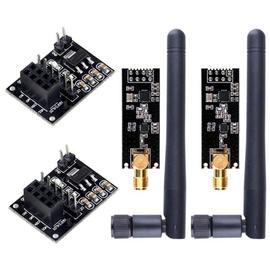 Module Metteur R Cepteur Rf Nrf L Pa Lna Avec Antenne Sma New Pcs Ghz M Nrf L